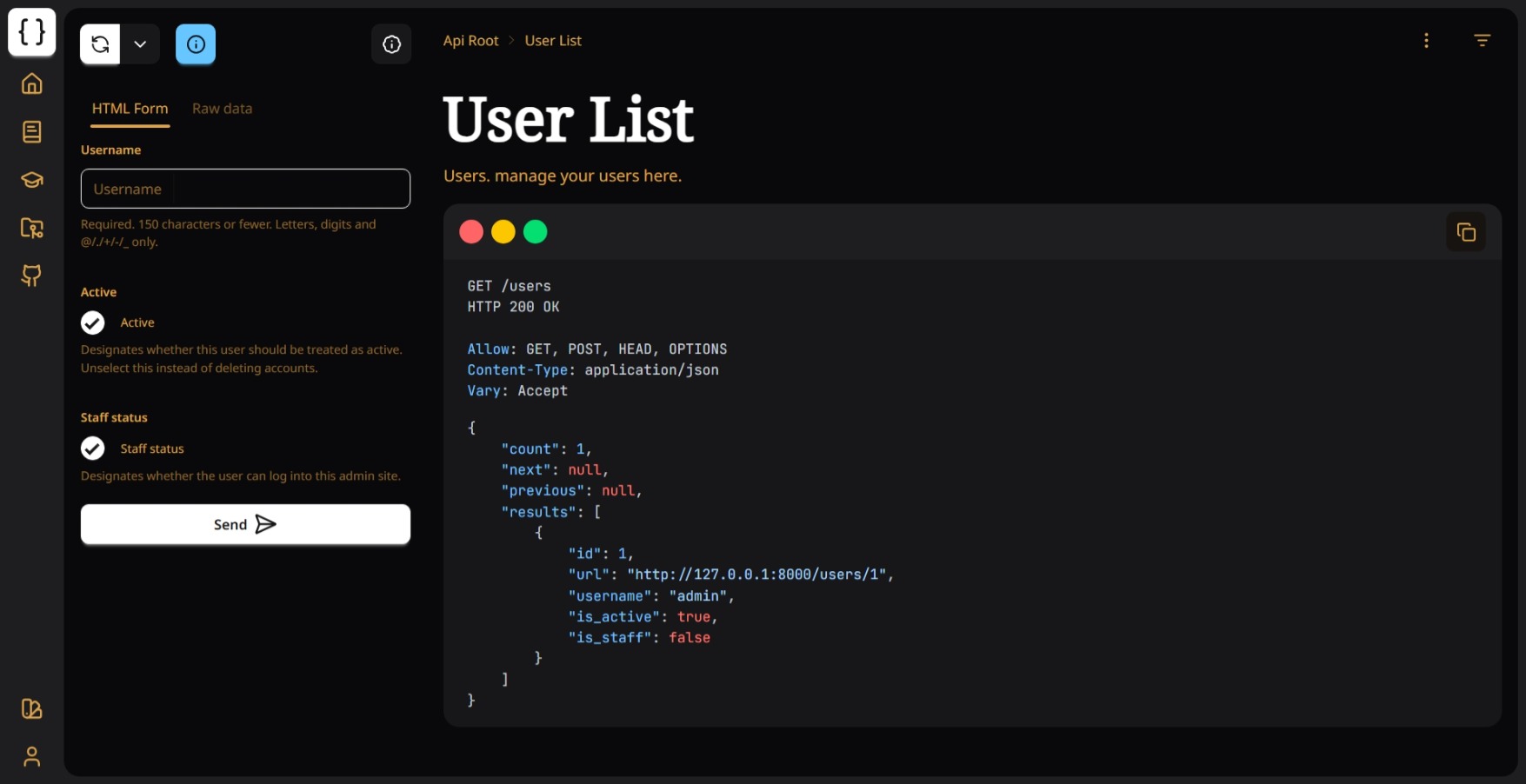 List View